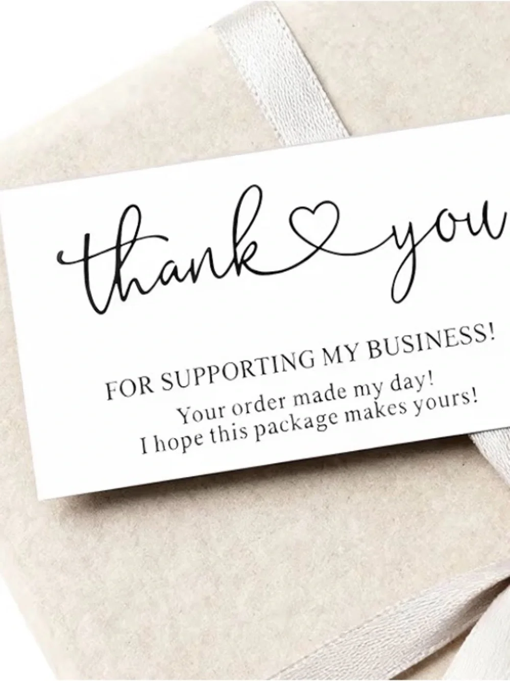 200 Thank You cards My Business ,2 x 3.5 Inches / 9 x 5 cm  Bulk